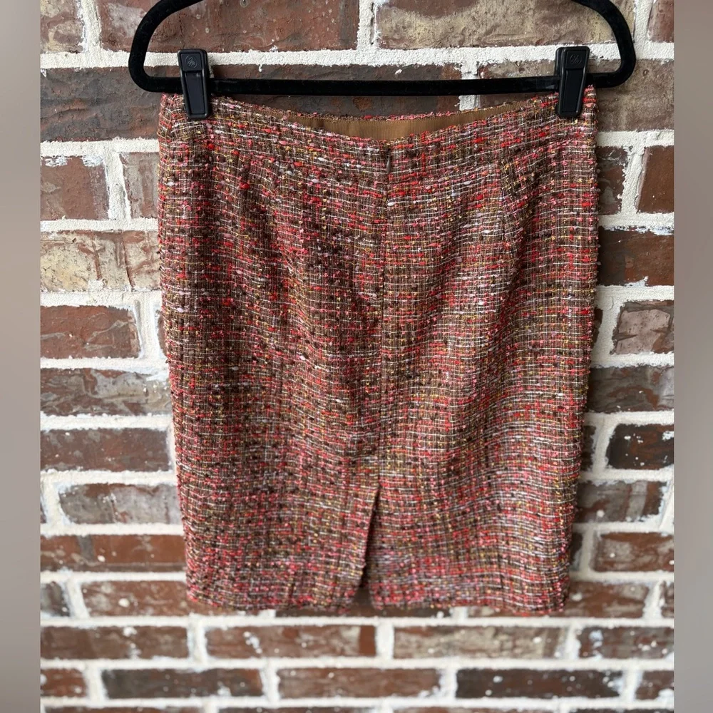 J. Crew Harvest Tweed The Pencil Skirt Size 6